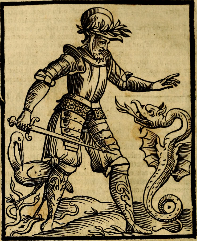 An illustration from Della piu che novissima iconologia, 1630, leaf 295