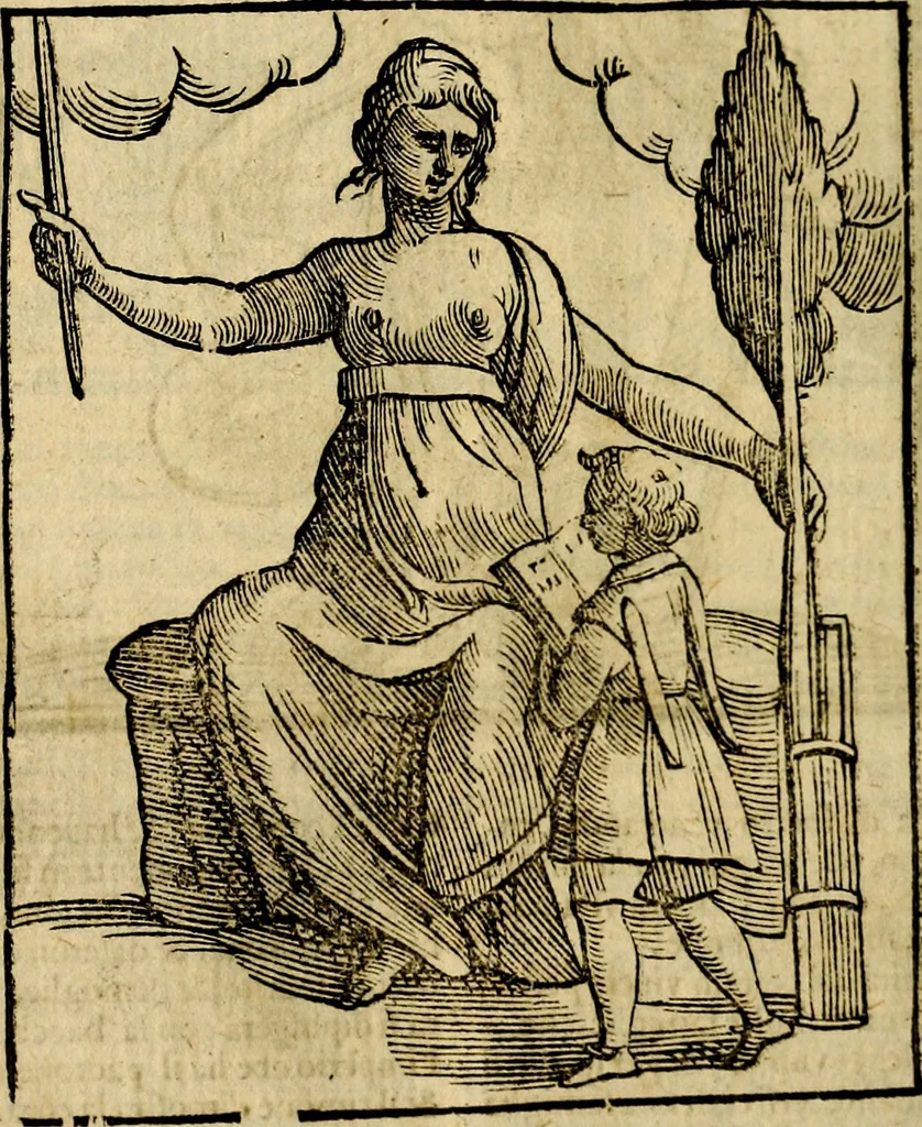 An illustration from Della piu che novissima iconologia, 1630, leaf 305