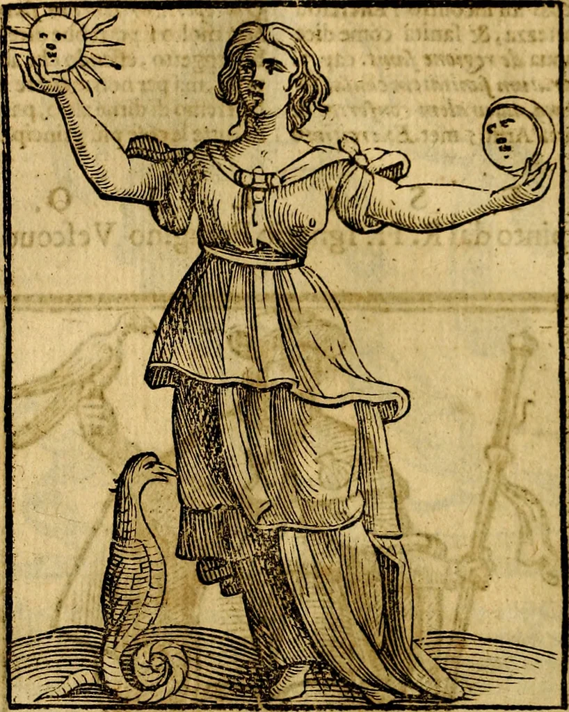 An illustration from Della piu che novissima iconologia, 1630, leaf 323
