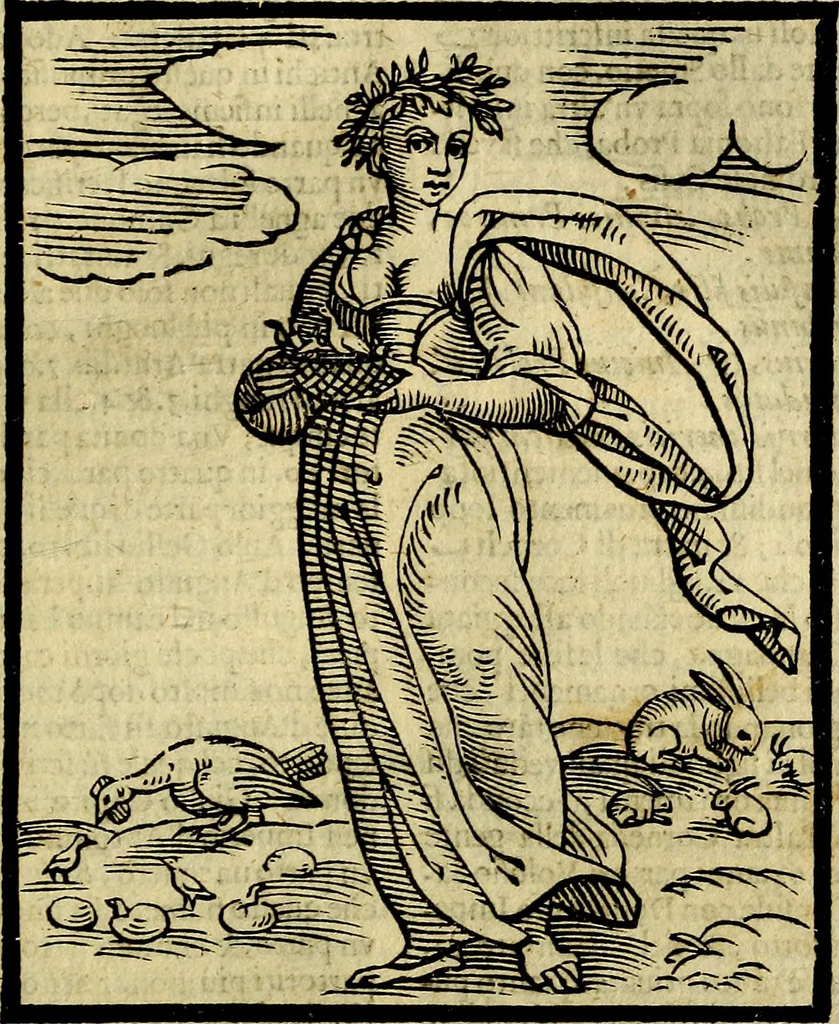 An illustration from Della piu che novissima iconologia, 1630, leaf 338