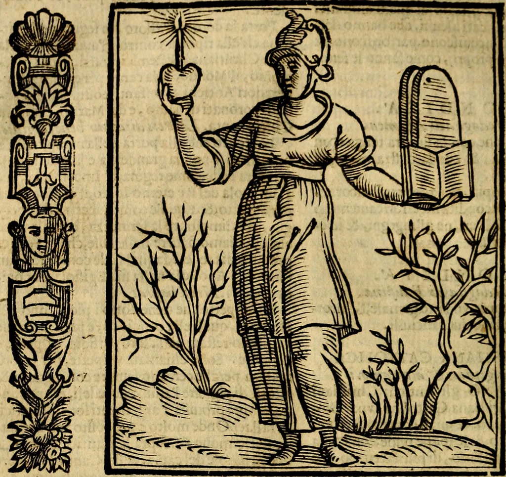 An illustration from Della piu che novissima iconologia, 1630, leaf 341