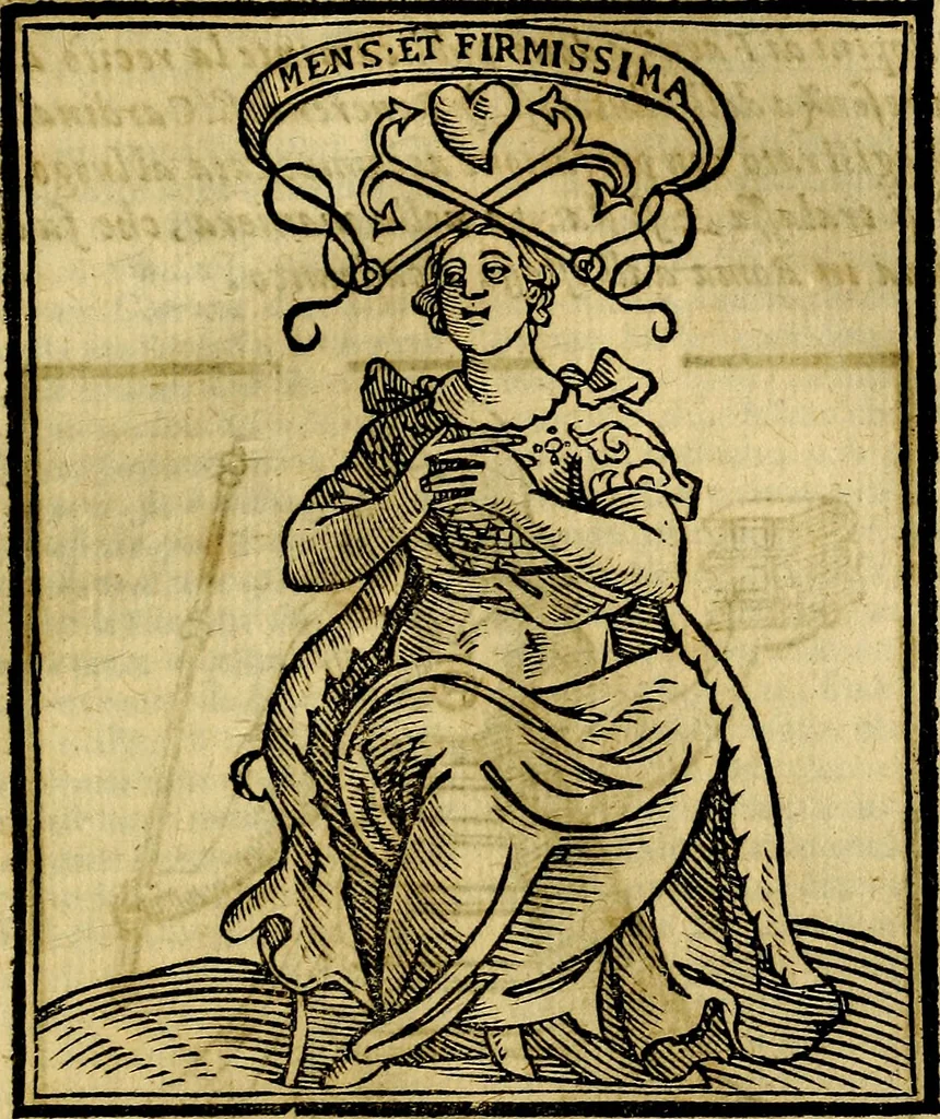 An illustration from Della piu che novissima iconologia, 1630, leaf 348