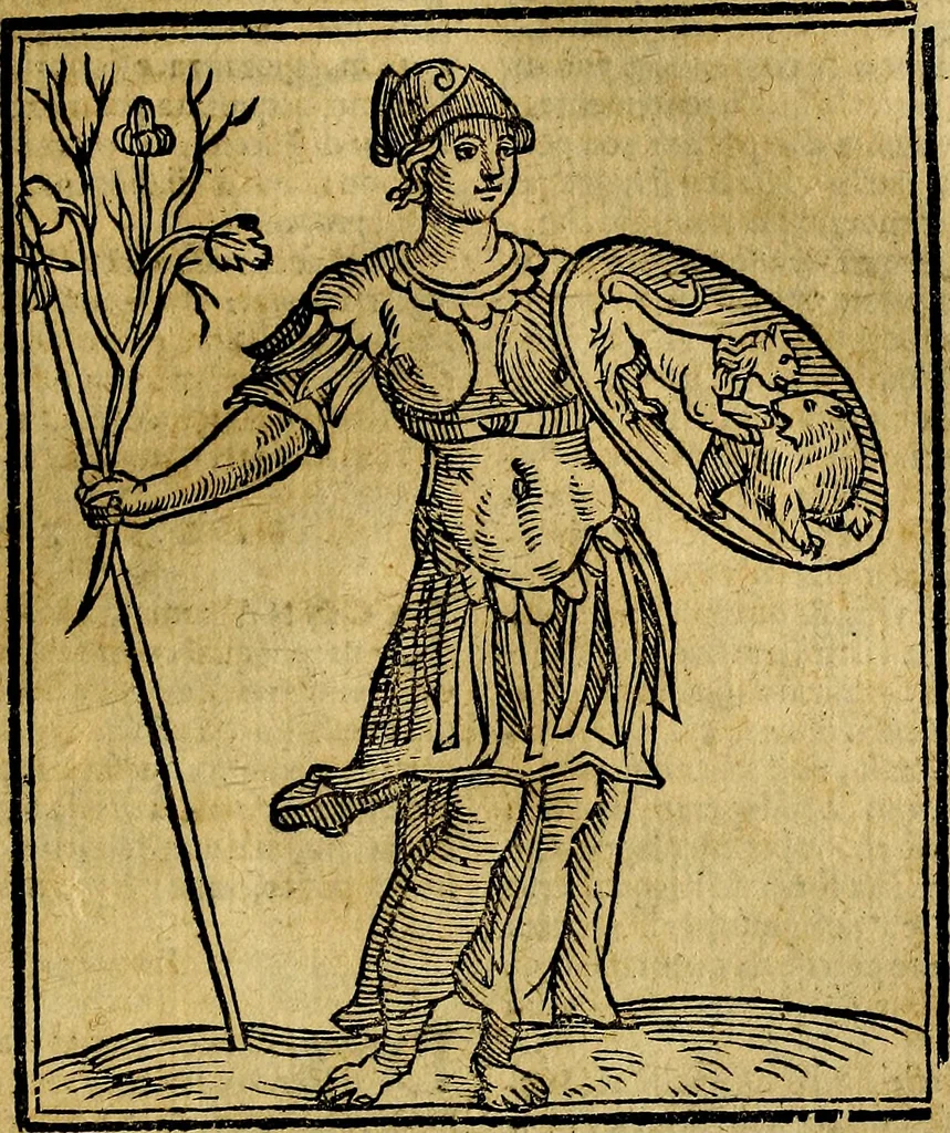 An illustration from Della piu che novissima iconologia, 1630, leaf 368