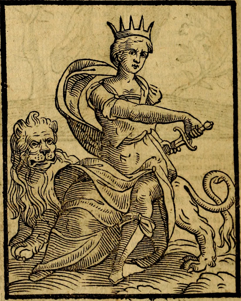 An illustration from Della piu che novissima iconologia, 1630, leaf 373