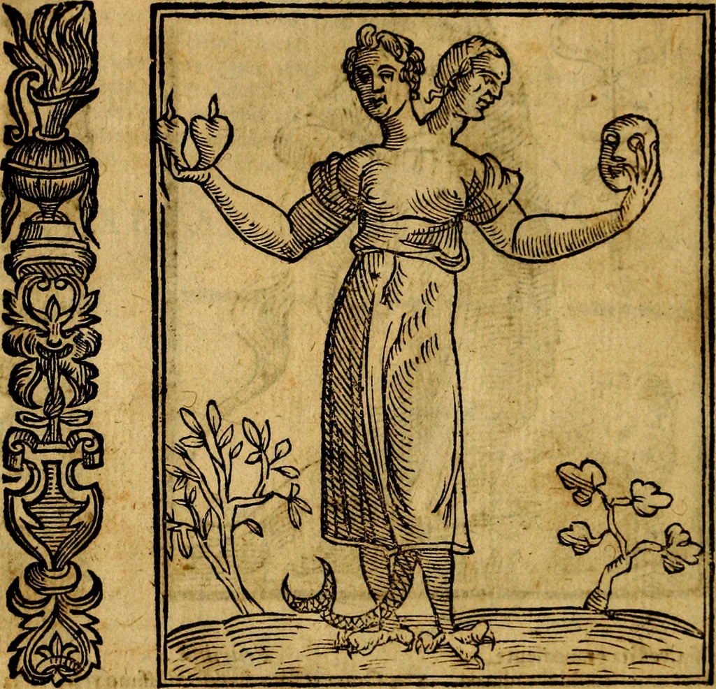An illustration from Della piu che novissima iconologia, 1630, leaf 375