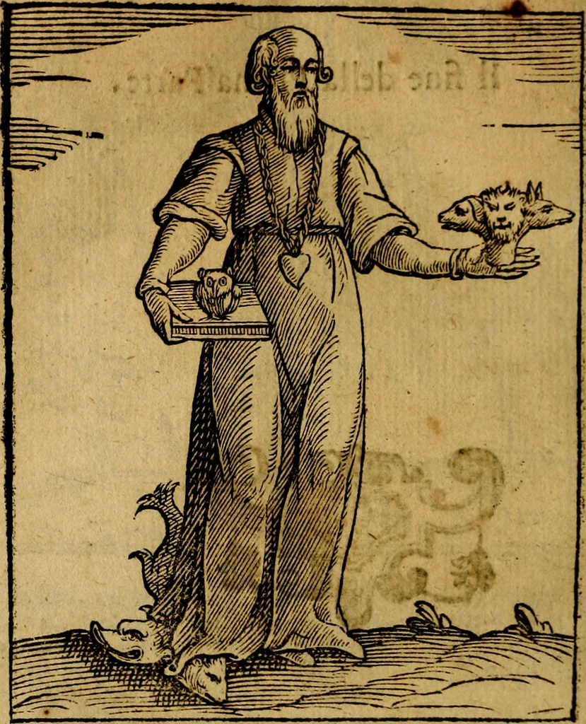 An illustration from Della piu che novissima iconologia, 1630, leaf 383