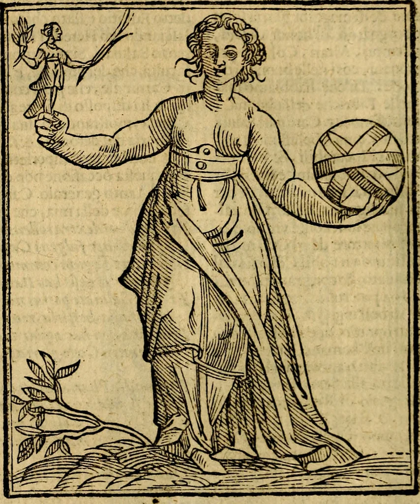 An illustration from Della piu che novissima iconologia, 1630, leaf 399