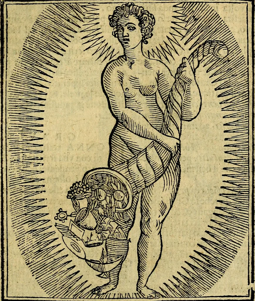 An illustration from Della piu che novissima iconologia, 1630, leaf 402