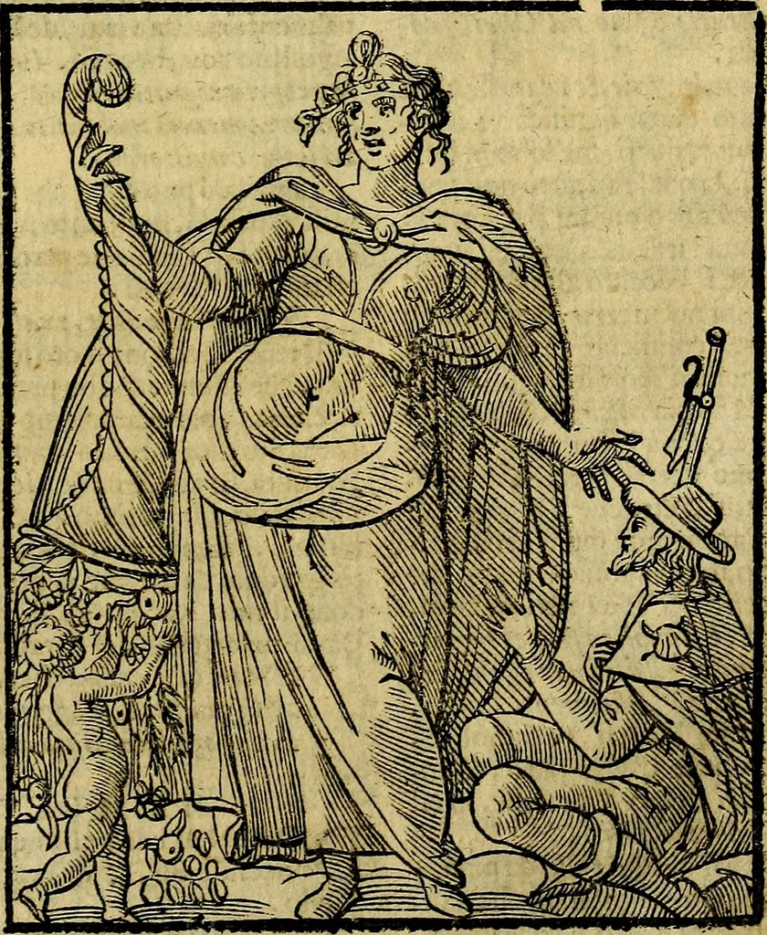 An illustration from Della piu che novissima iconologia, 1630, leaf 418