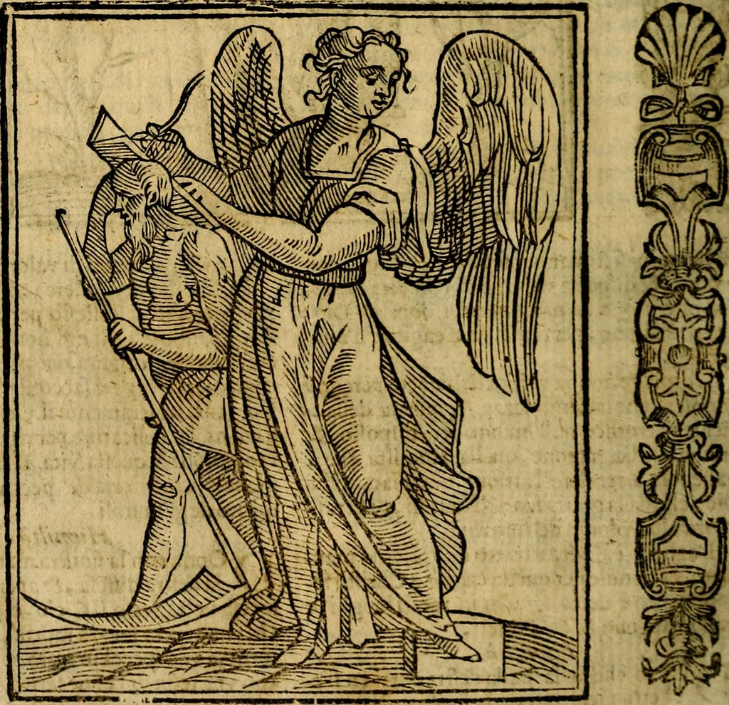 An illustration from Della piu che novissima iconologia, 1630, leaf 421