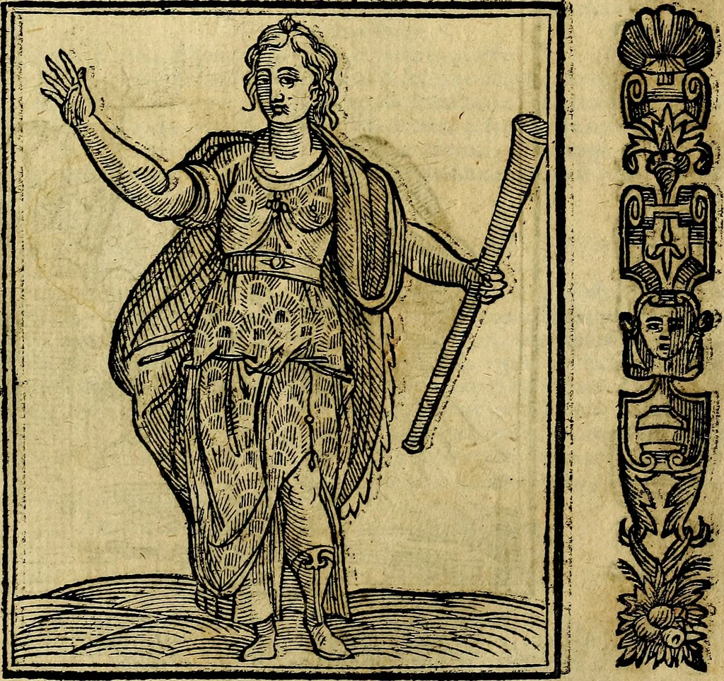 An illustration from Della piu che novissima iconologia, 1630, leaf 422