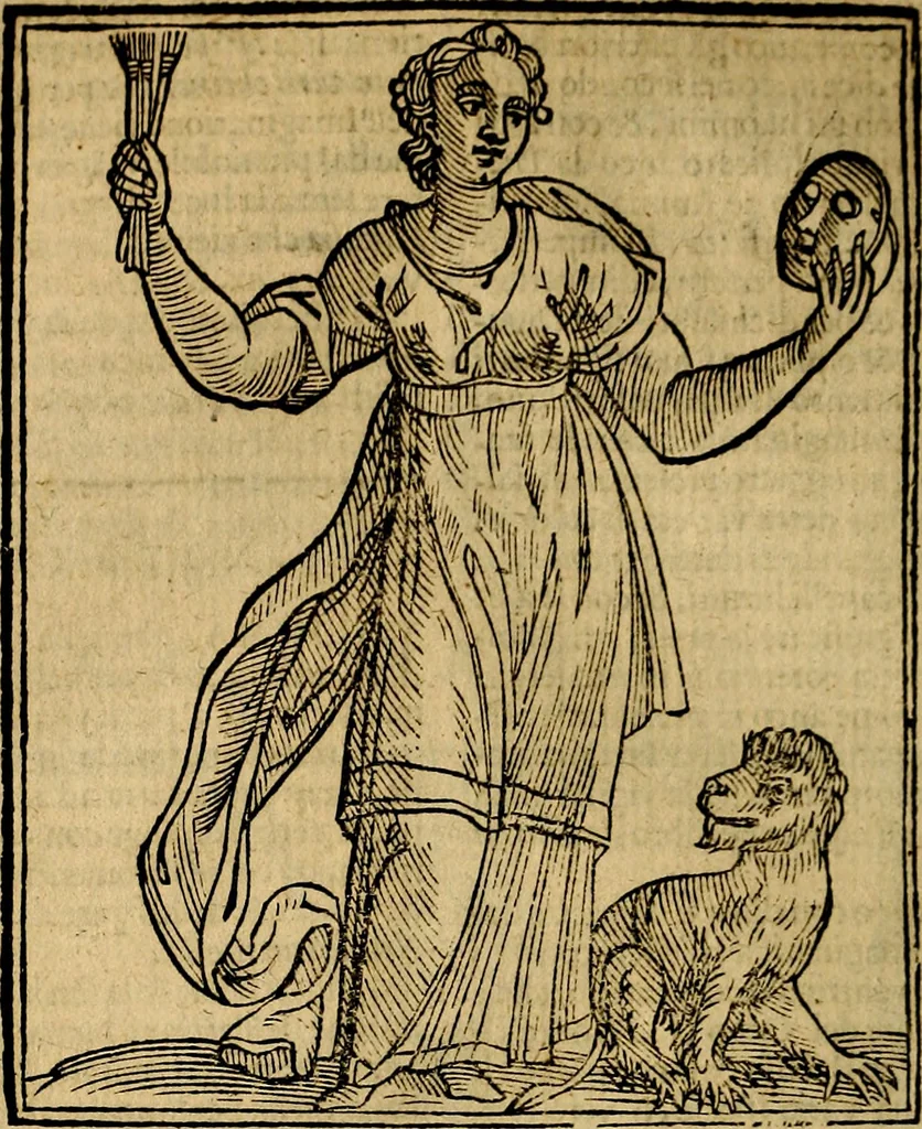 An illustration from Della piu che novissima iconologia, 1630, leaf 427
