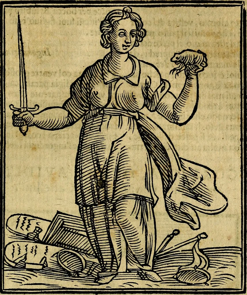 An illustration from Della piu che novissima iconologia, 1630, leaf 438