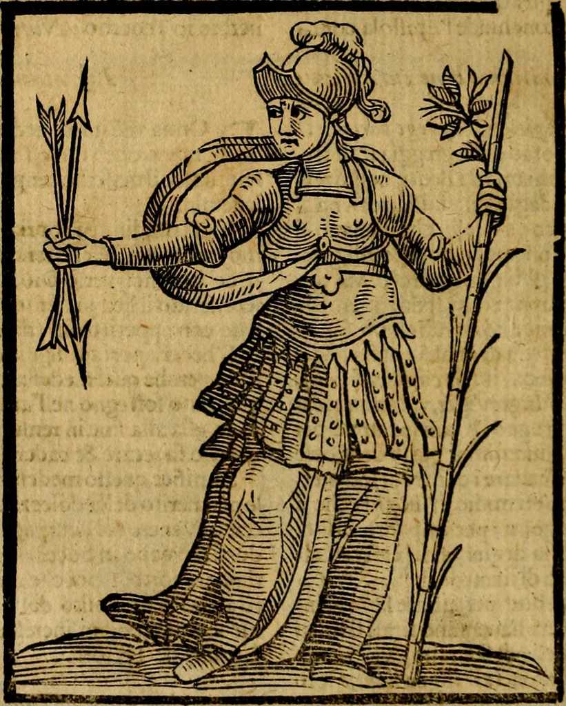 An illustration from Della piu che novissima iconologia, 1630, leaf 441