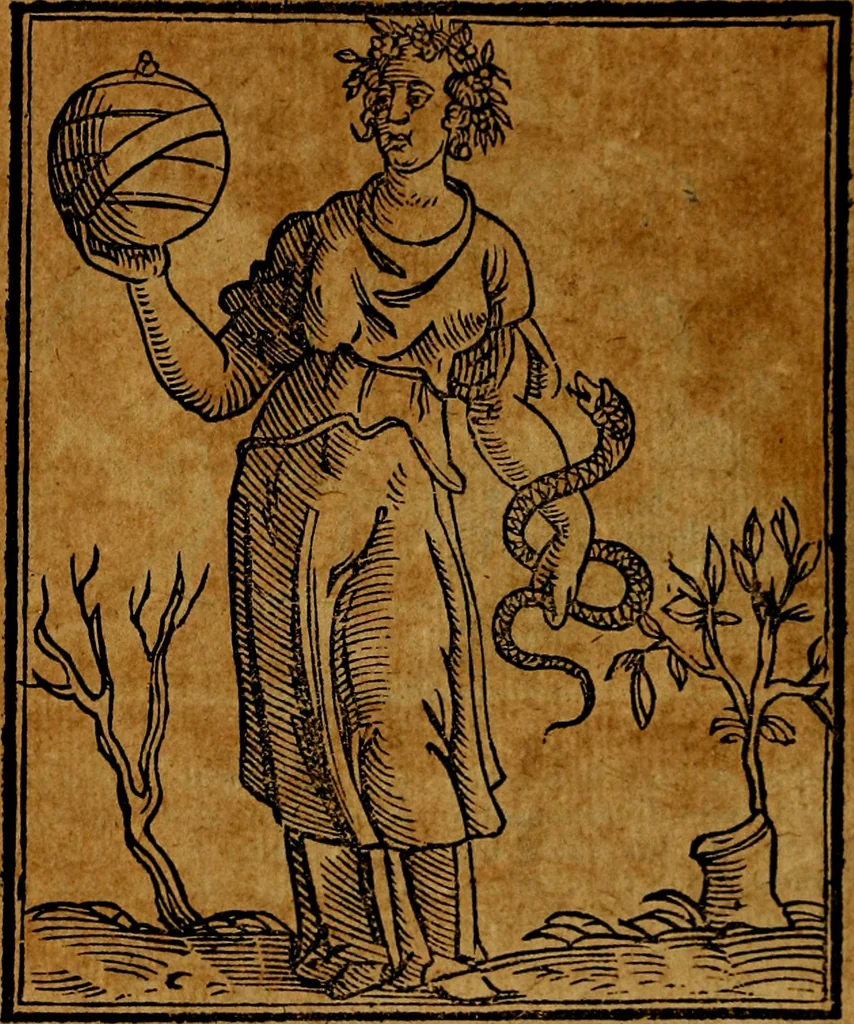 An illustration from Della piu che novissima iconologia, 1630, leaf 445