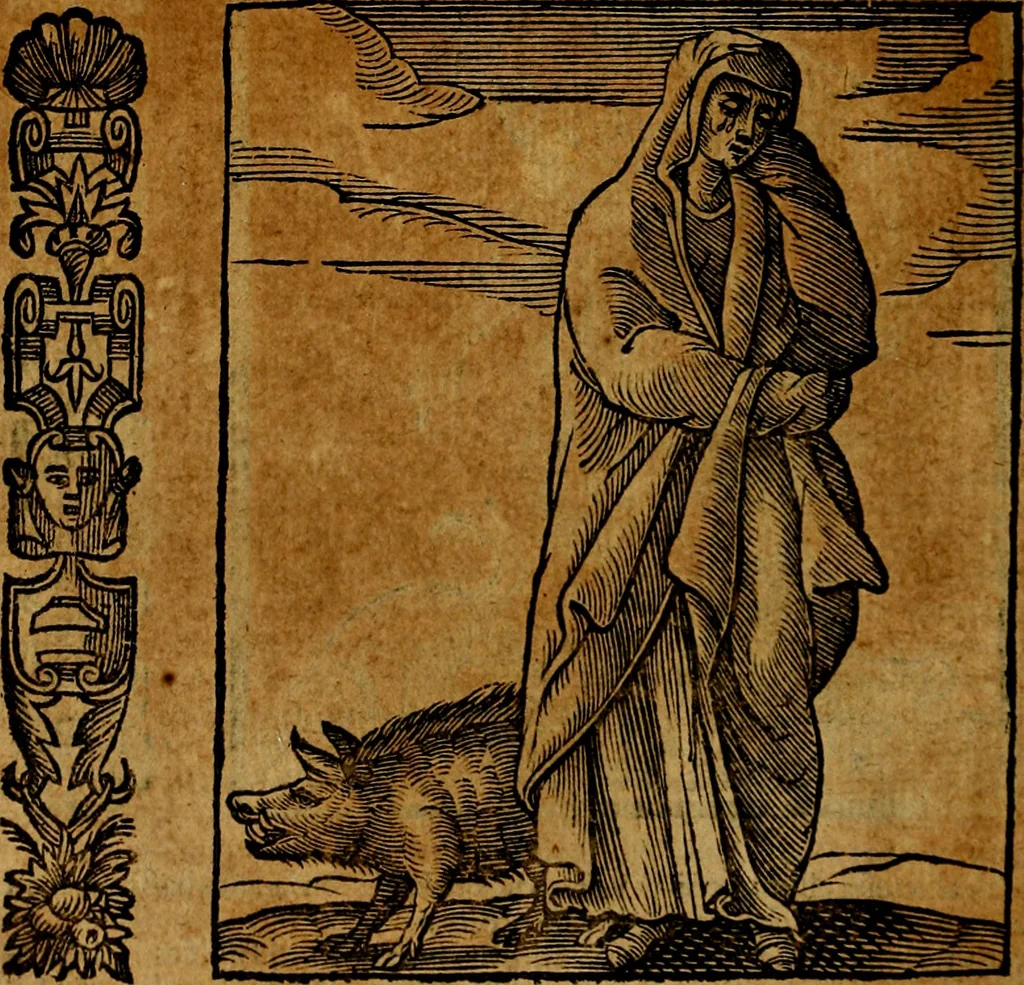 An illustration from Della piu che novissima iconologia, 1630, leaf 449