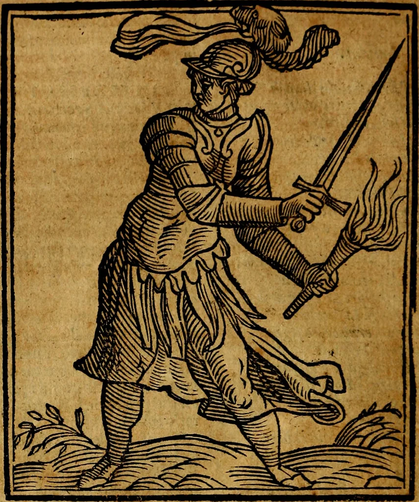 An illustration from Della piu che novissima iconologia, 1630, leaf 457