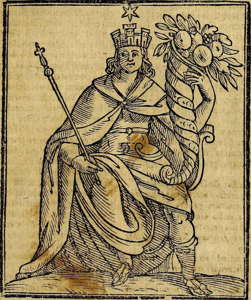 An illustration from Della piu che novissima iconologia, 1630, leaf 460