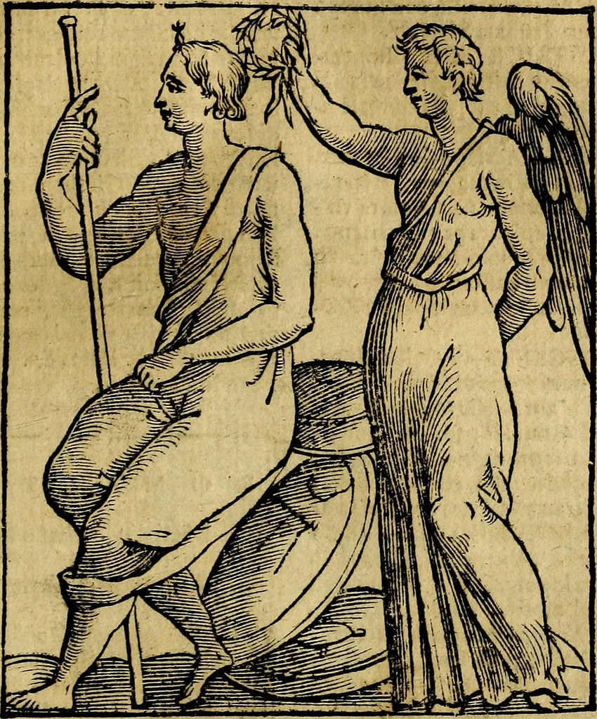 An illustration from Della piu che novissima iconologia, 1630, leaf 466