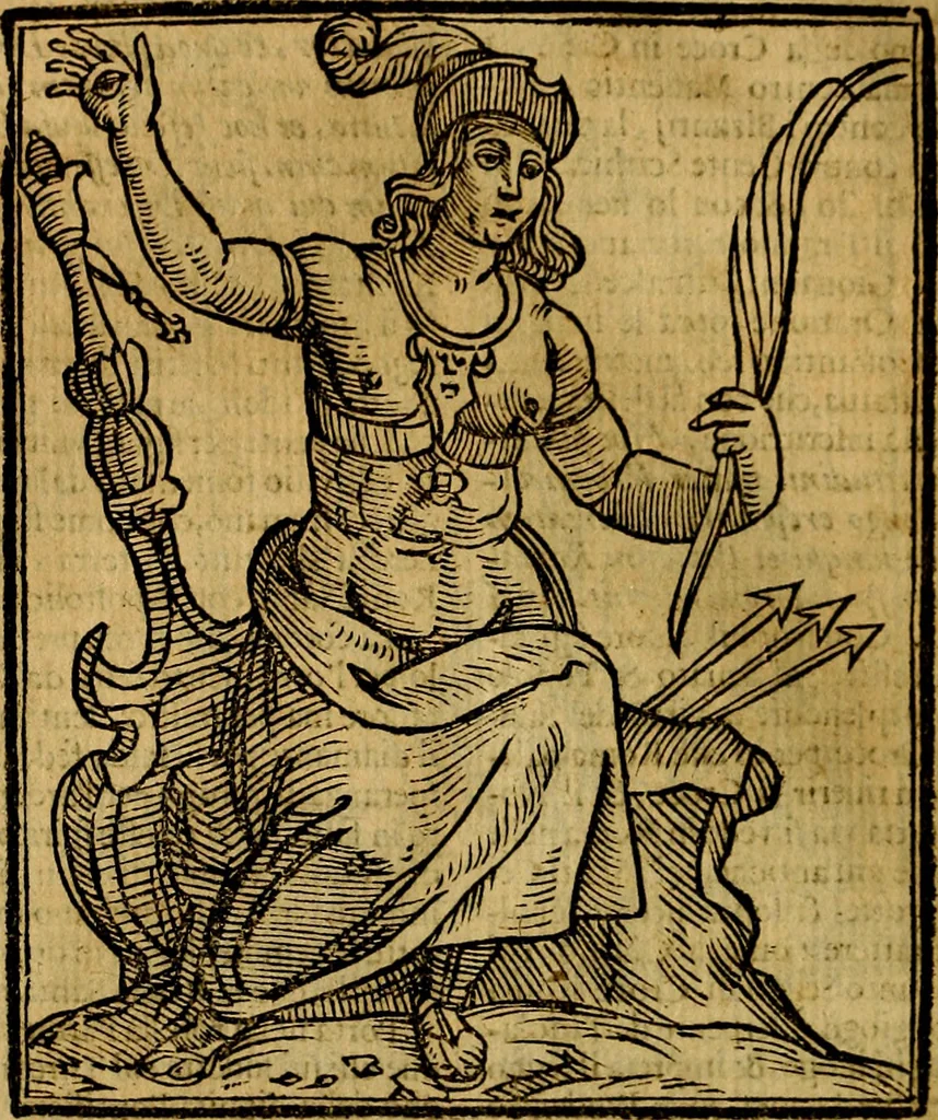 An illustration from Della piu che novissima iconologia, 1630, leaf 479