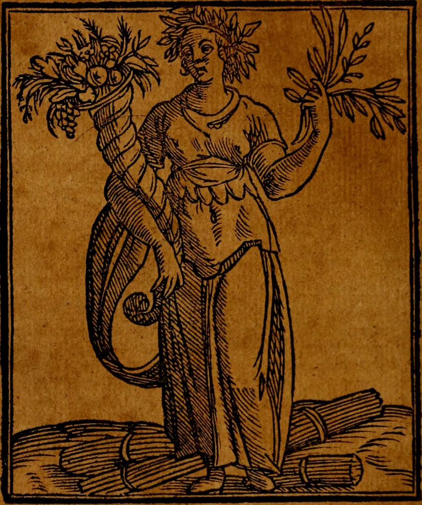 An illustration from Della piu che novissima iconologia, 1630, leaf 489
