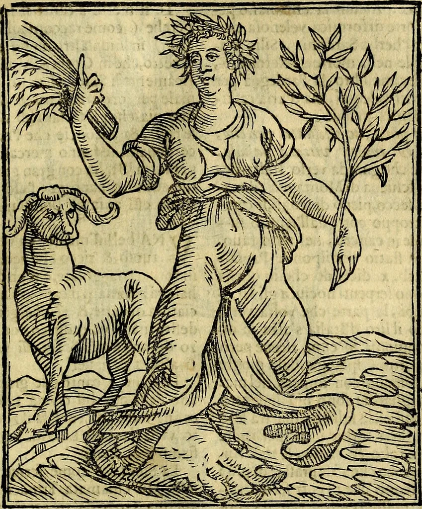 An illustration from Della piu che novissima iconologia, 1630, leaf 524