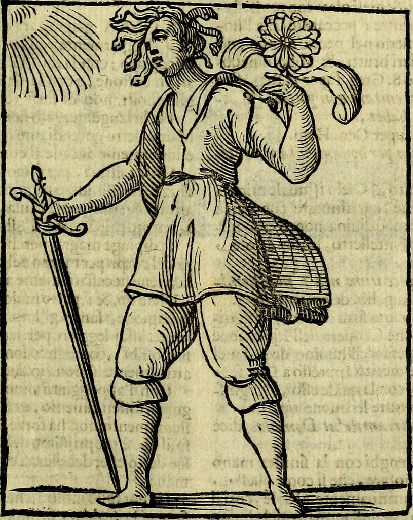 An illustration from Della piu che novissima iconologia, 1630, leaf 532