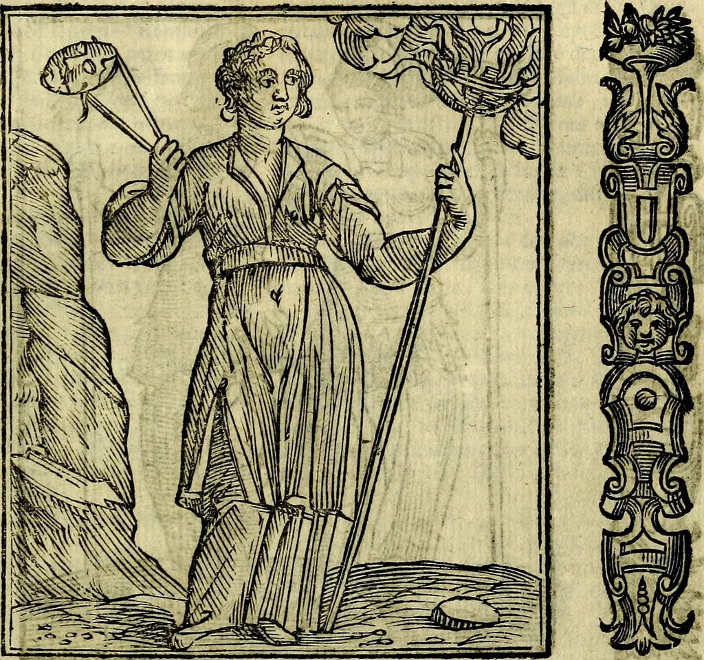 An illustration from Della piu che novissima iconologia, 1630, leaf 534