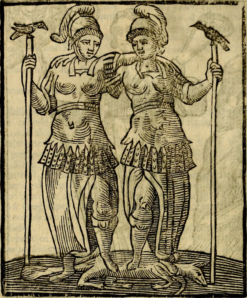 An illustration from Della piu che novissima iconologia, 1630, leaf 535
