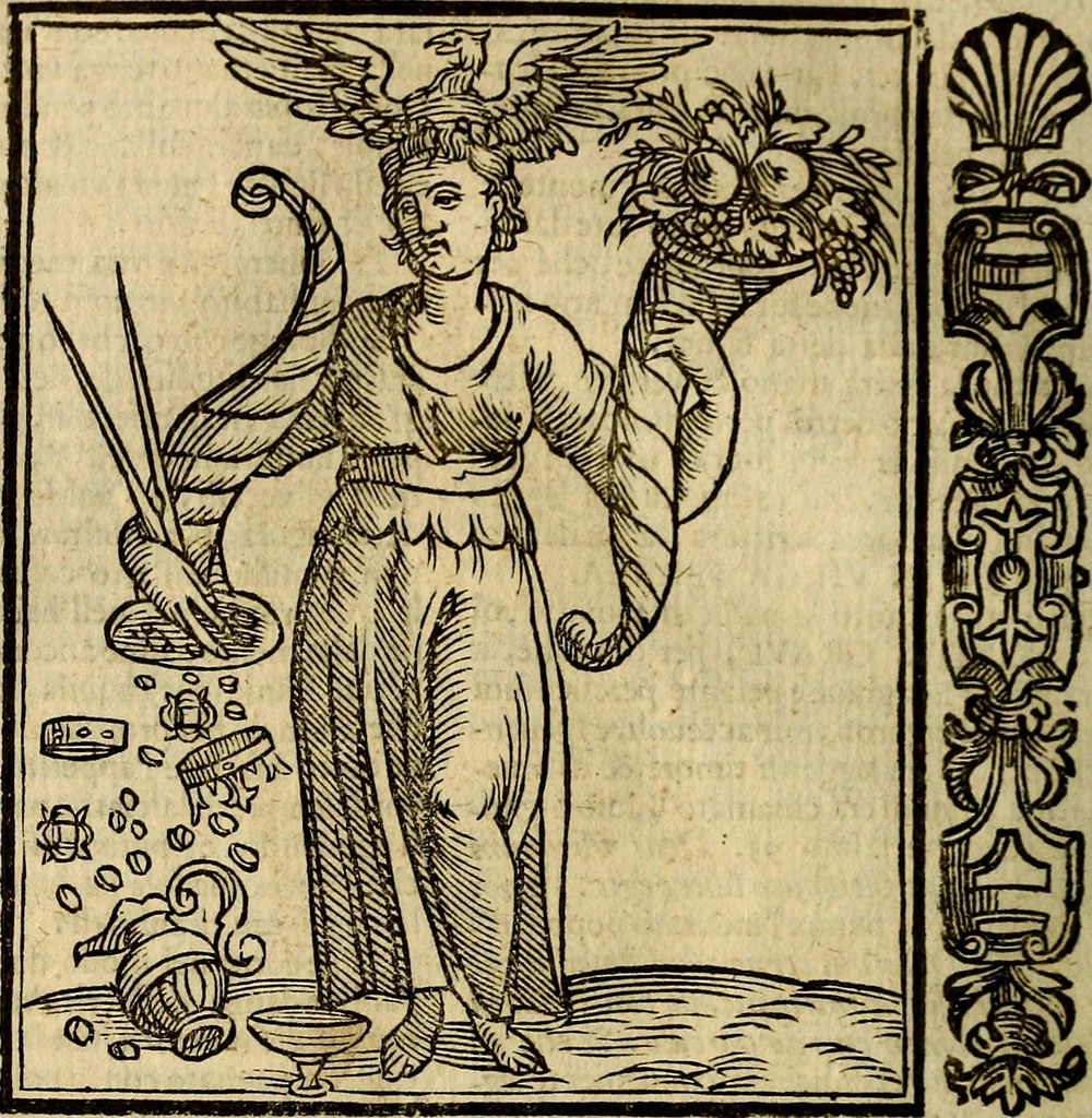 An illustration from Della piu che novissima iconologia, 1630, leaf 541
