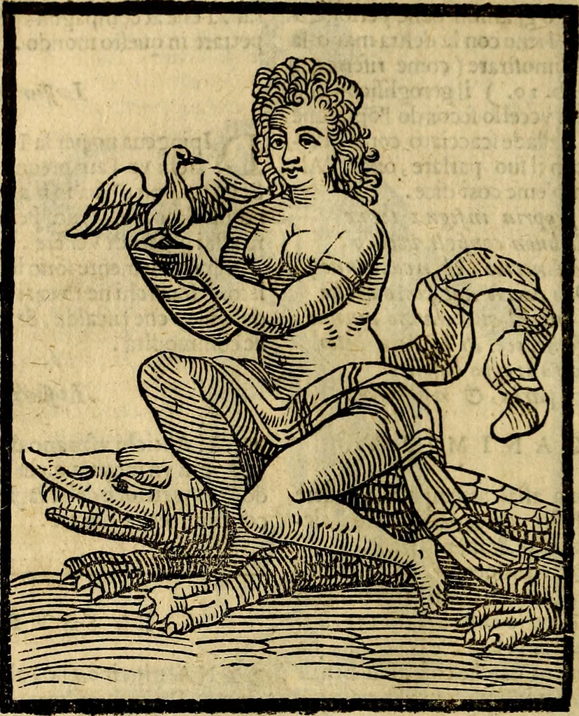 An illustration from Della piu che novissima iconologia, 1630, leaf 551