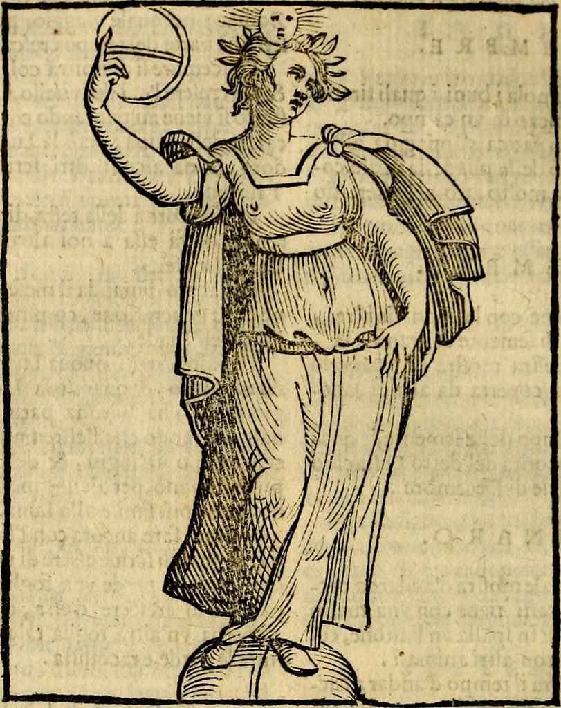 An illustration from Della piu che novissima iconologia, 1630, leaf 575