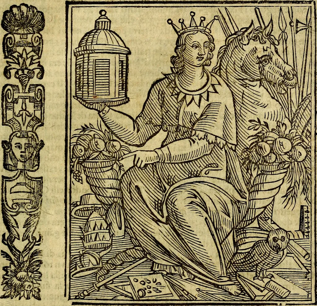 An illustration from Della piu che novissima iconologia, 1630, leaf 592