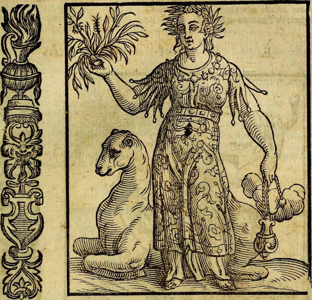 An illustration from Della piu che novissima iconologia, 1630, leaf 594