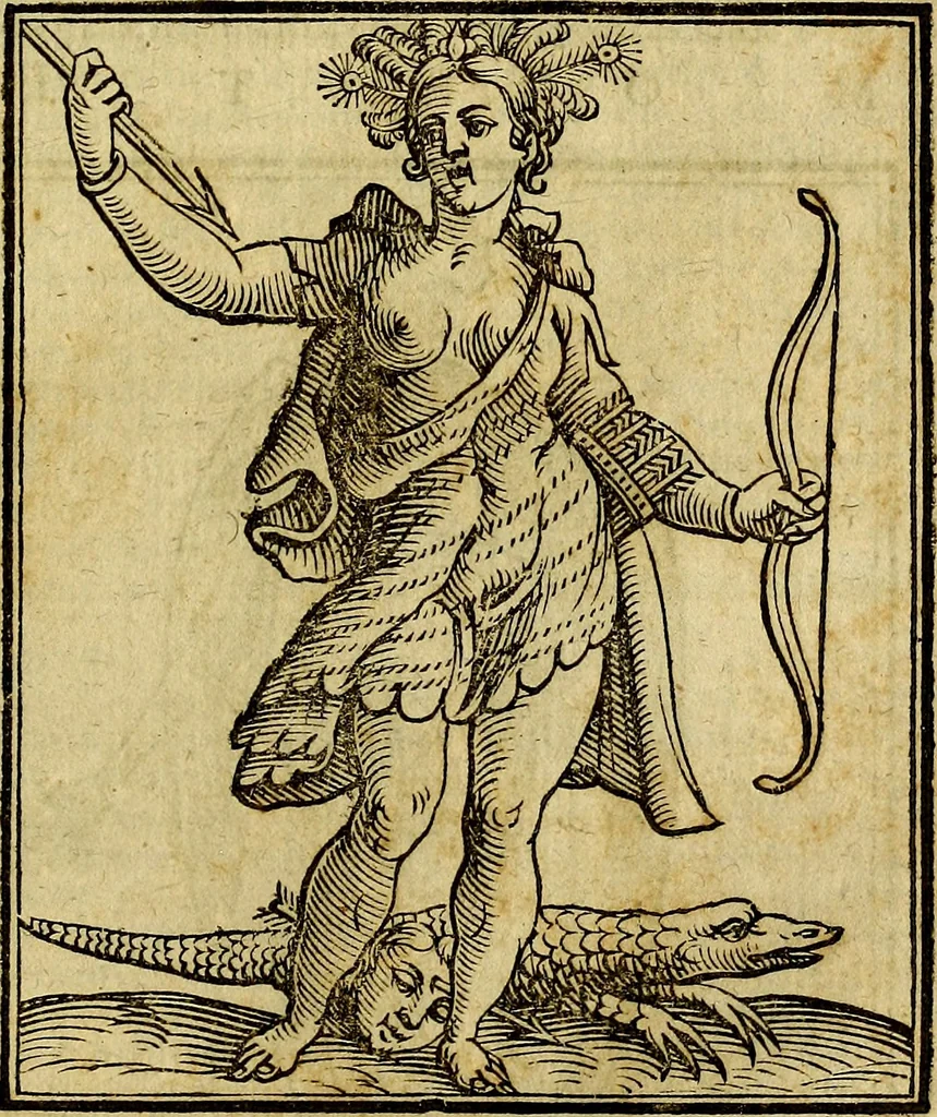 An illustration from Della piu che novissima iconologia, 1630, leaf 596