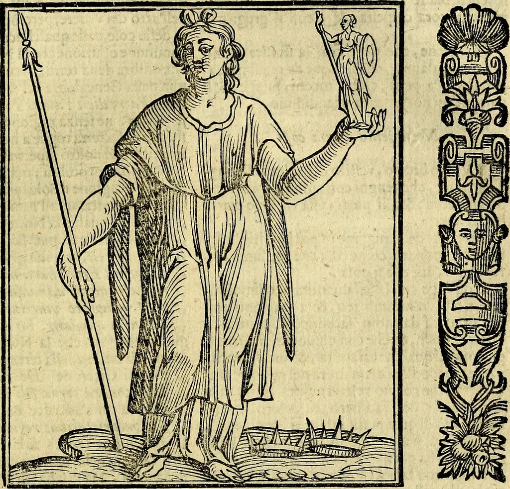 An illustration from Della piu che novissima iconologia, 1630, leaf 614