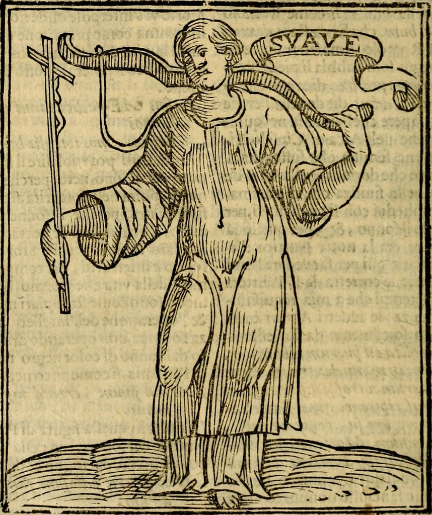 An illustration from Della piu che novissima iconologia, 1630, leaf 619