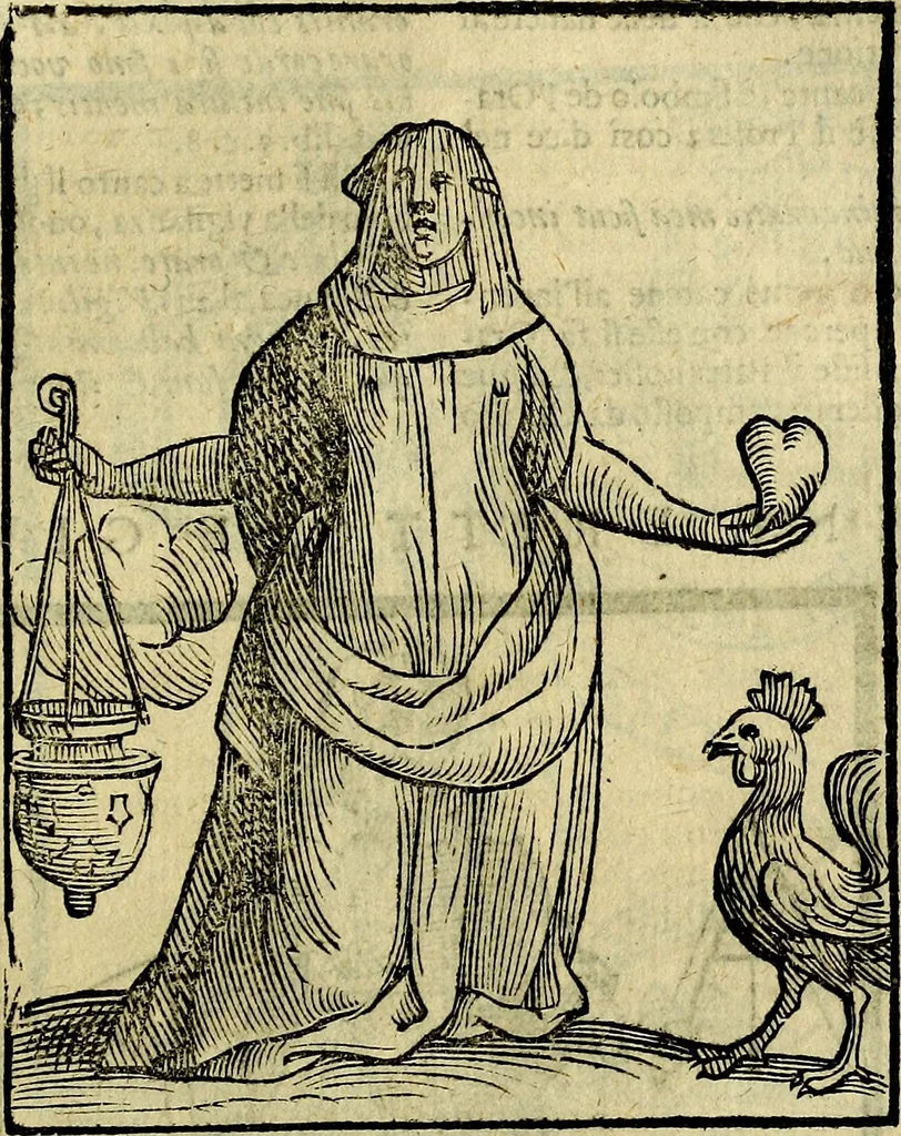 An illustration from Della piu che novissima iconologia, 1630, leaf 634