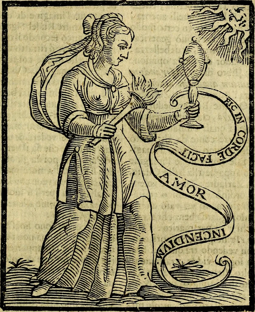 An illustration from Della piu che novissima iconologia, 1630, leaf 636