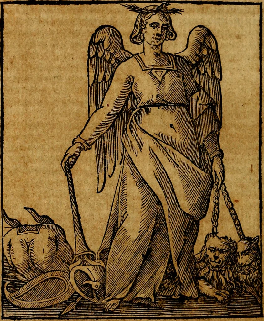An illustration from Della piu che novissima iconologia, 1630, leaf 647