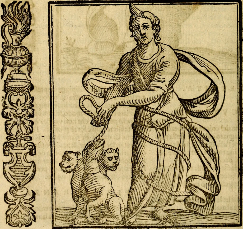 An illustration from Della piu che novissima iconologia, 1630, leaf 665