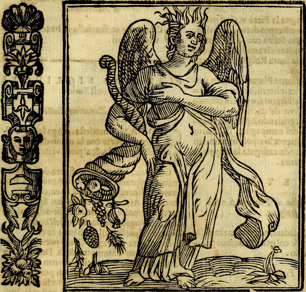 An illustration from Della piu che novissima iconologia, 1630, leaf 670