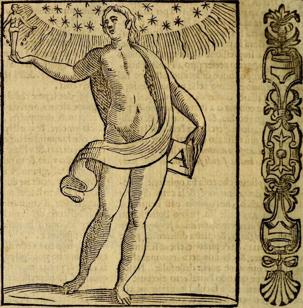 An illustration from Della piu che novissima iconologia, 1630, leaf 691
