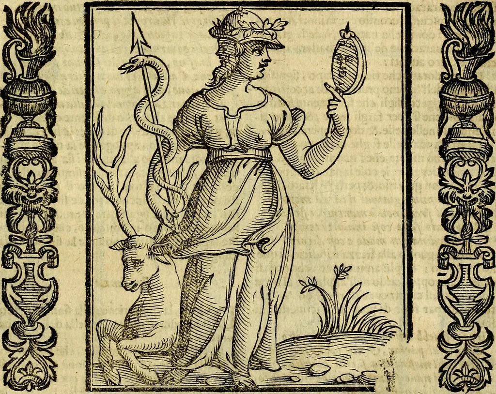An illustration from Della piu che novissima iconologia, 1630, leaf 698