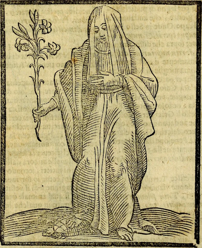 An illustration from Della piu che novissima iconologia, 1630, leaf 700