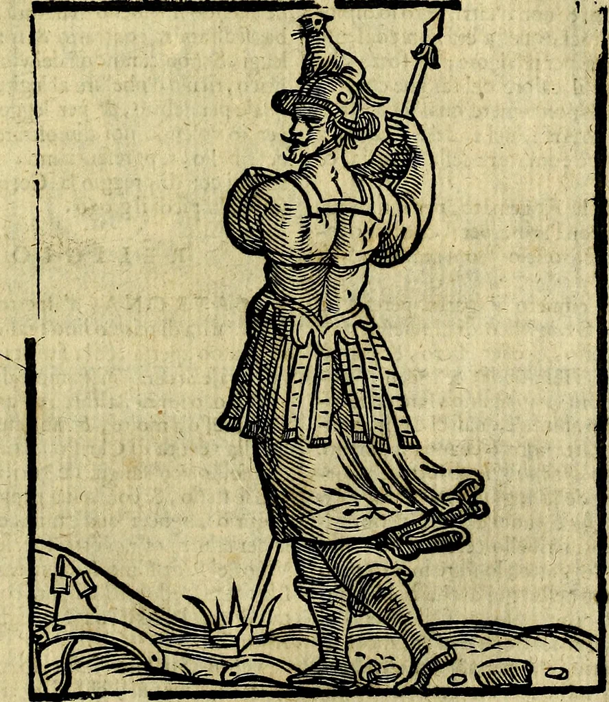 An illustration from Della piu che novissima iconologia, 1630, leaf 714