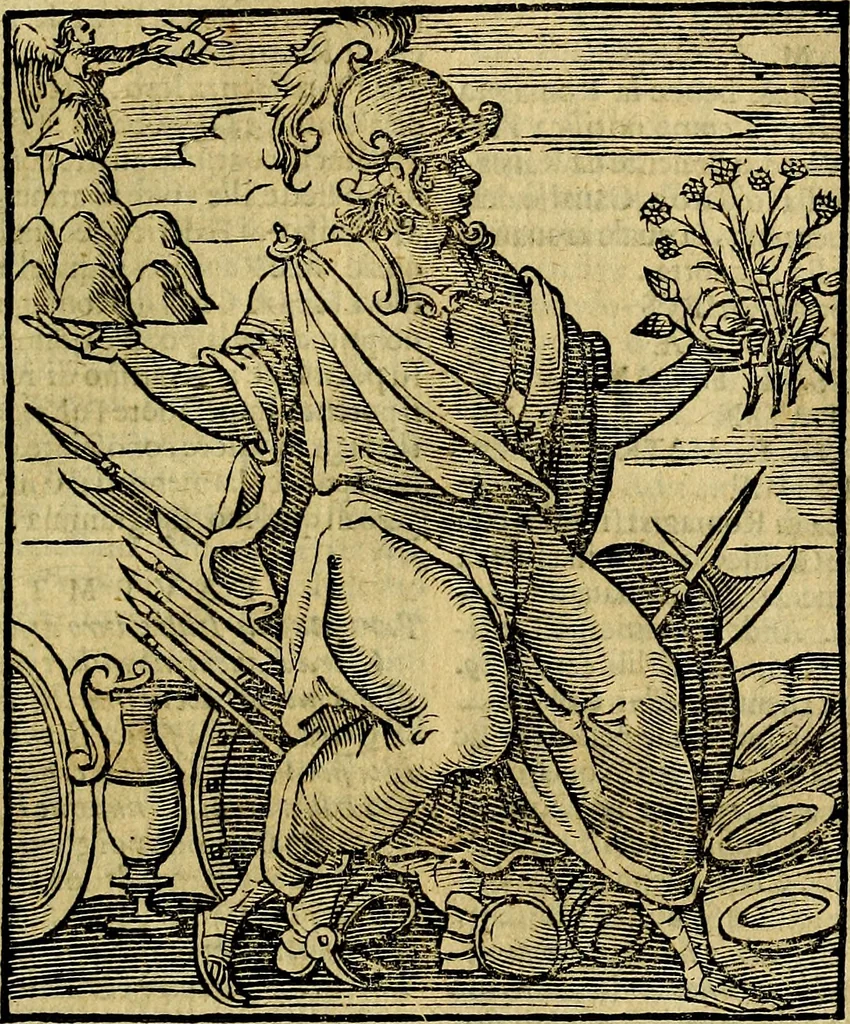 An illustration from Della piu che novissima iconologia, 1630, leaf 728