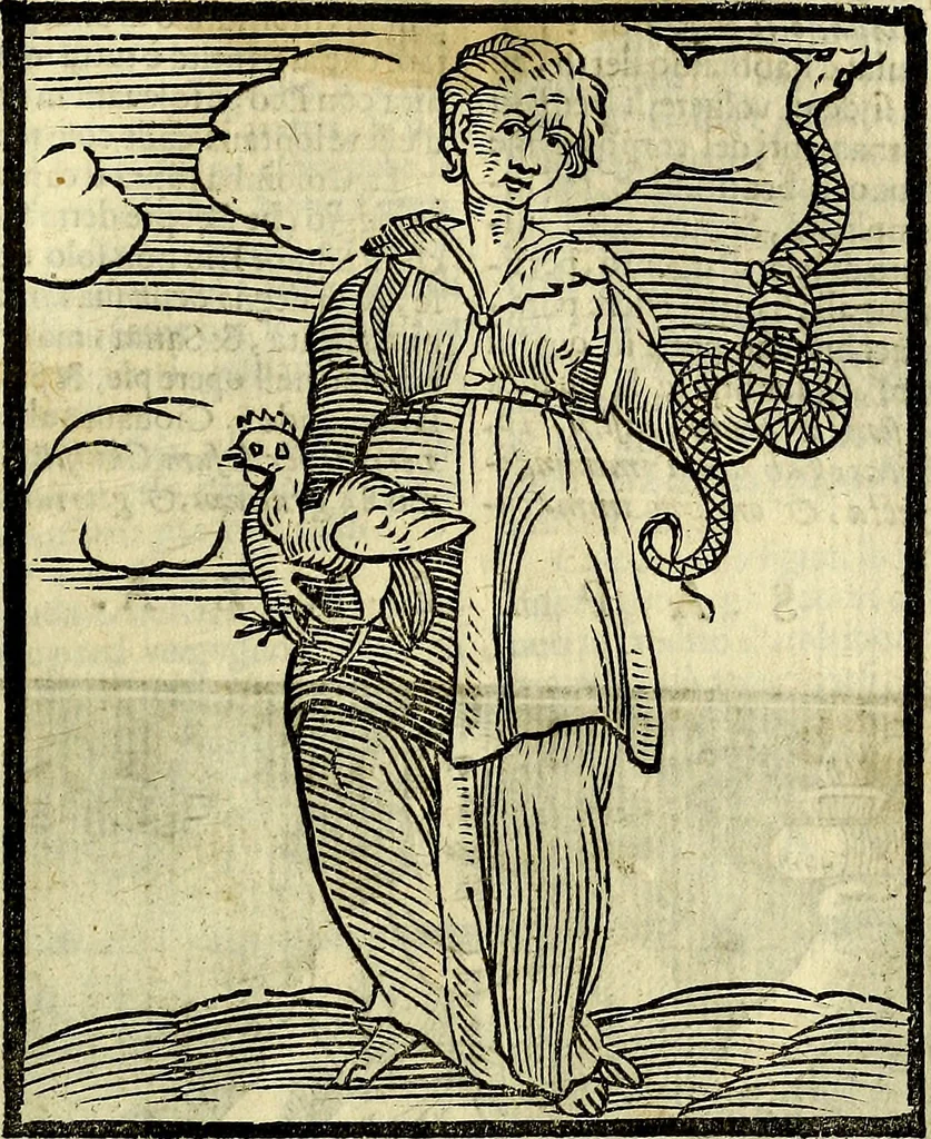 An illustration from Della piu che novissima iconologia, 1630, leaf 740