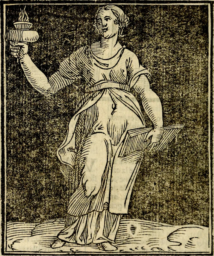 An illustration from Della piu che novissima iconologia, 1630, leaf 741