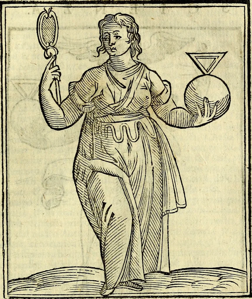 An illustration from Della piu che novissima iconologia, 1630, leaf 750
